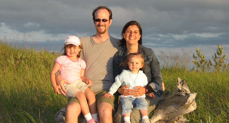 scott family at sauble beach, august 2009